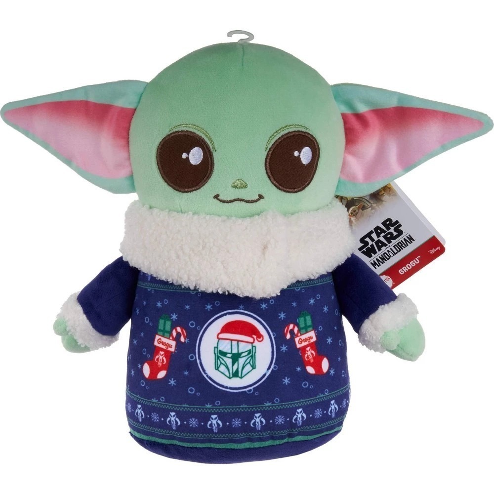 Star Wars Grogu Plush 8 in Mandalorian Holiday Baby Yoda Toy NEW
